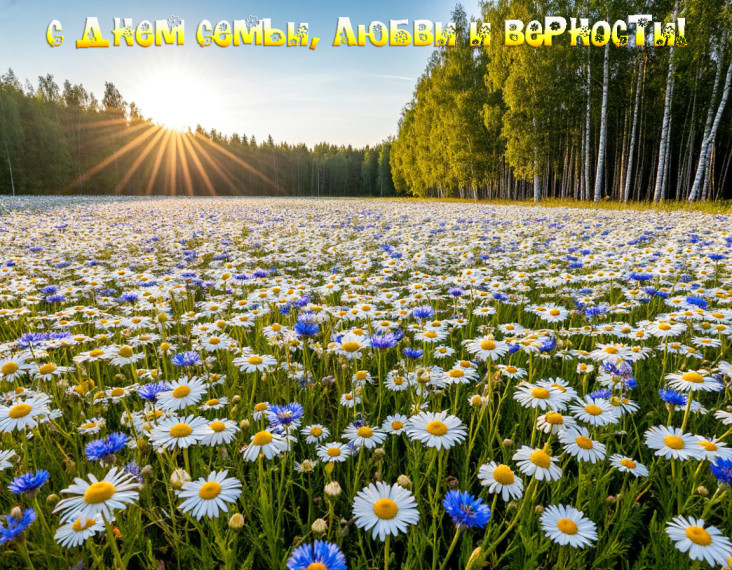 С Днем семьи, любви и верности!. С Днем семьи, любви и верности!.